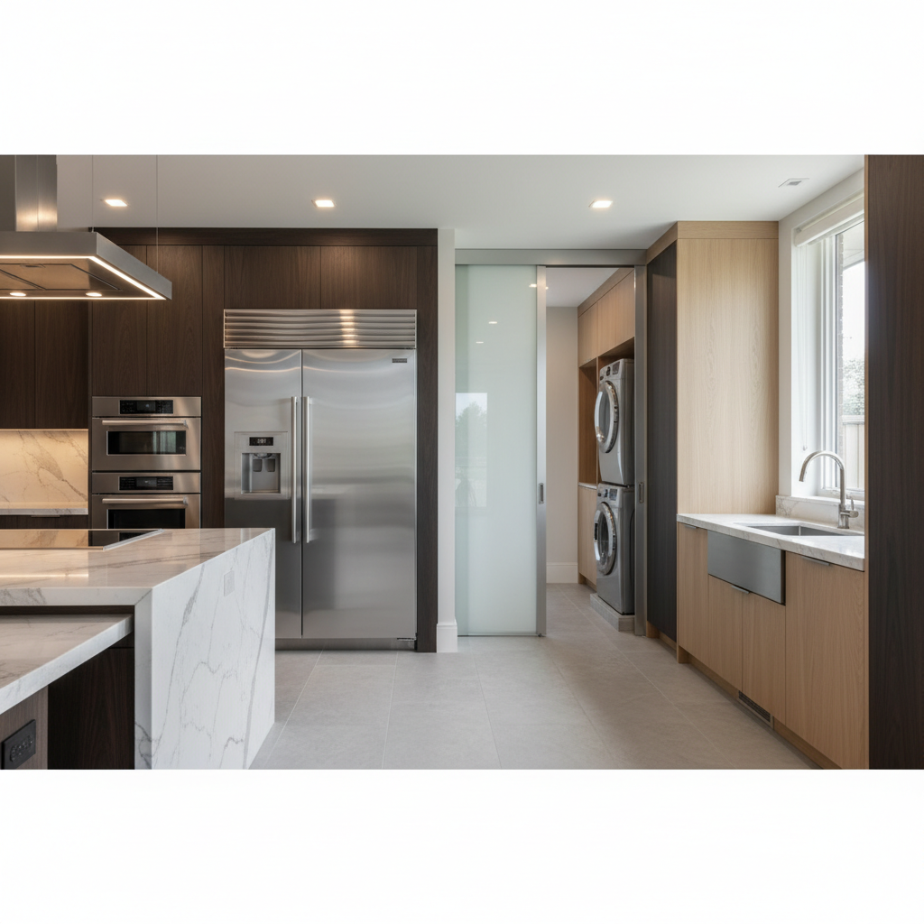 Premium appliances in a luxury home environment